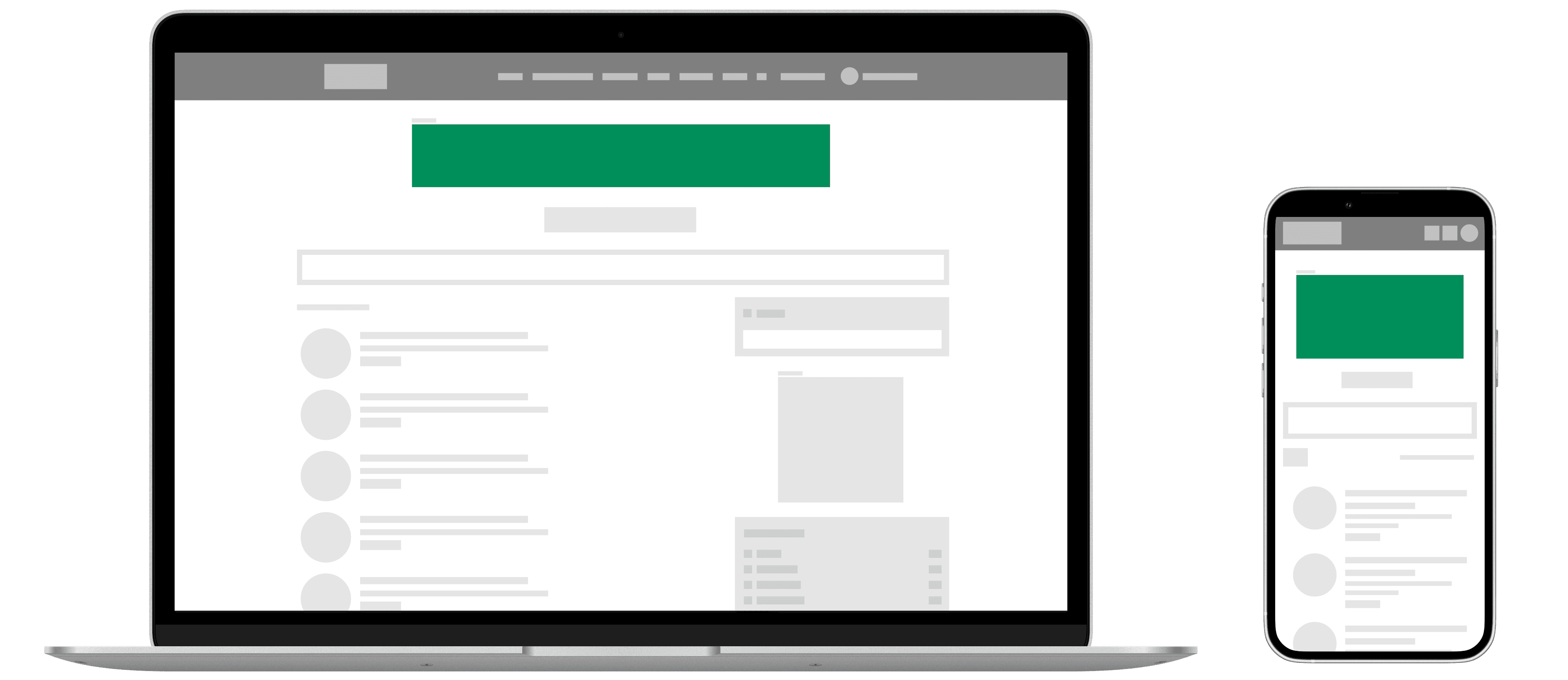 Top-Banner Wireframe